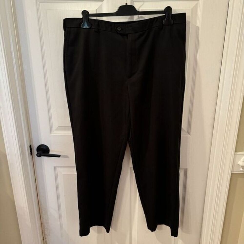 Izod Pants‎ Men sz 40X30 Black Extreme Function Performance Golf Commute Work